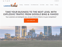 Tablet Screenshot of launchitmedia.com